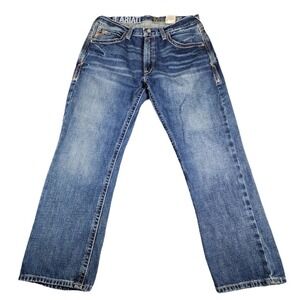 Ariat Jeans Mens 36x30 *34x29 Blue M5 Slim Straight Western Work Wear Outdoor
